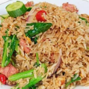 Chilli Basil Fried Rice (Kao Kee Mao)