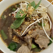 Thai Style Beef Noodles Soup